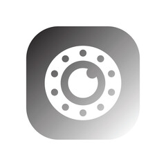 camera lens icon vector