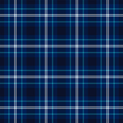 Christmas tartan fabric plaid, discount vector seamless check. Plain background pattern textile texture in blue and cyan colors.