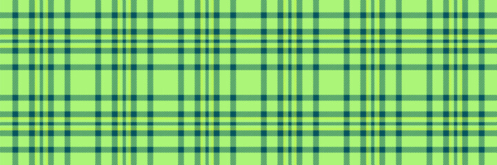 Packaging background tartan vector, rag plaid texture pattern. Material check seamless fabric textile in green and cyan colors.