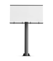 Obraz premium Billboard on white background