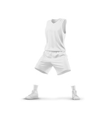 basketball uniform on white background