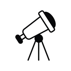 astronomy icon with white background vector stock illustration