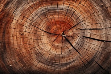 Closeup of a detailed wooden oak tree surface.