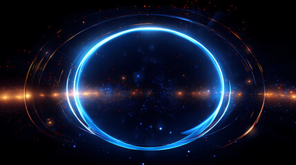 Obraz premium Abstract geometric lines background, technological lines background and light effects, 3D rendering