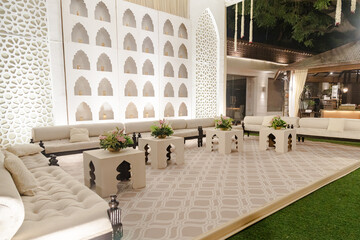 Beautiful romantic elegant wedding decor