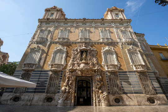 Valencia, Spain - August 23, 2023: The Gonz&aacute;lez Mart&iacute; National Museum of Ceramics and Sumptuary Arts