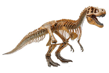 a skeleton of a dinosaur