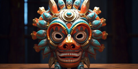 Obraz premium ancient mexican mask