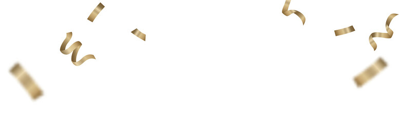 Snowflake Christmas background decoration with confetti paper falling, PNG file no background