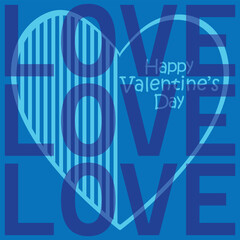 Fototapeta premium Happy valentines day. Vector banner, greeting card, flayer, poster, with text Happy valentines day