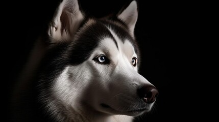 Siberian husky dog