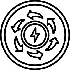 Recycle Energy Icon