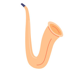 Musical instruments vector illustration. World Music Day embraces diversity tunes, harmonizing cultures Instrumental leisure offers serene escape into world rhythmic bliss. Yellow saxophone