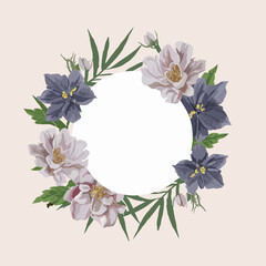 Violet Frame Template