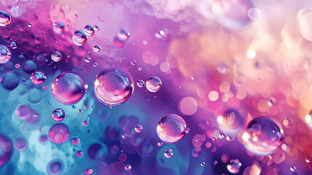Watercolor drops and paints that create a soft and dreamy background for creative design