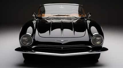 sports car, with a dark background