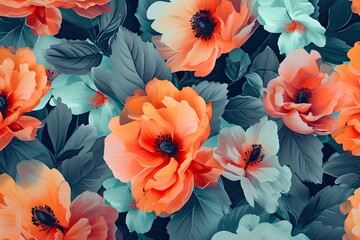 Colorful Flowers on Table