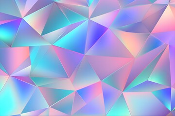 Obraz premium Abstract Geometric Holographic Background.