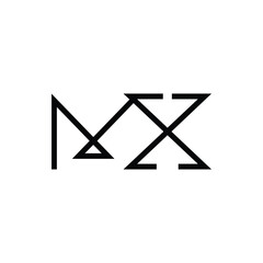 Minimal Letters MX Logo Design