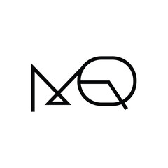 Minimal Letters MQ Logo Design