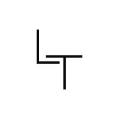 Minimal Letters LT Logo Design
