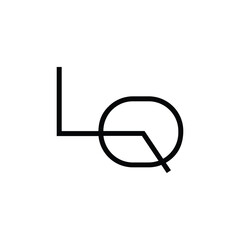 Minimal Letters LQ Logo Design