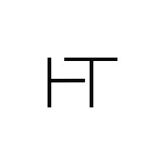 Minimal Letters HT Logo Design