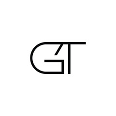 Minimal Letters GT Logo Design