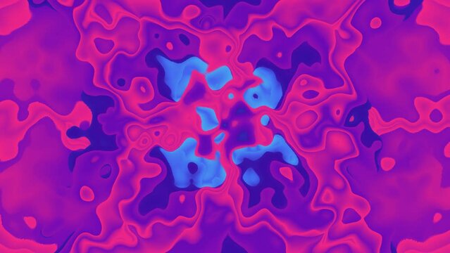 Minimal waves with smooth gradient abstract motion background. Seamless looping. Video animation Ultra HD 4K 3840x2160