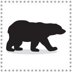 bear Silhouette,  bear Vector Silhouette, bear Free Silhouette, bear Silhouette Vector, bear, bear icon,																									