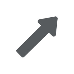 Arrow of set. Showcasing of the precision and purpose in graphic design as the gray arrow leads the way with clarity against a white canvas. Vector illustration.