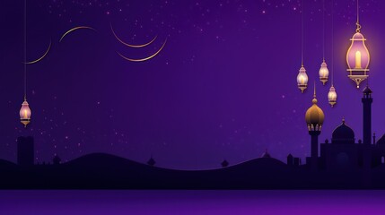 Naklejka premium Eid mubarak greeting card illustration 