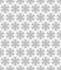 Vector seamless texture. Modern geometric background. Grid of dots. 