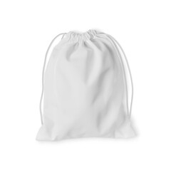 Drawstring Bag on white background