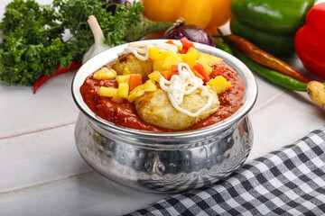 Indian cuisine Kashmari aloo dum