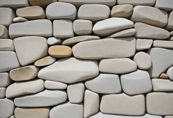White Painted Stone Wall