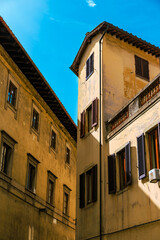 Fototapeta na wymiar Medieval architecture of Florence