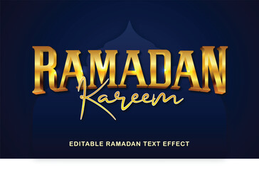 Text Effect Ramadan Kareem