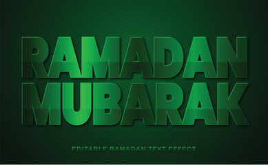 Text Effect Ramadan Kareem