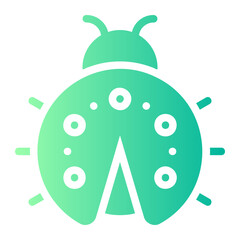 ladybug gradient icon