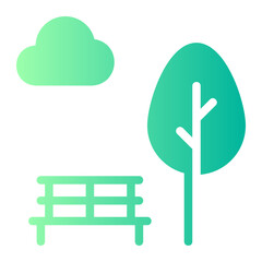 park gradient icon