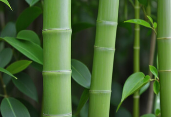 Obraz premium Bamboo-inspired abstract backdrop