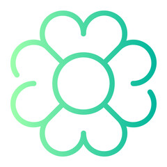 flower gradient icon