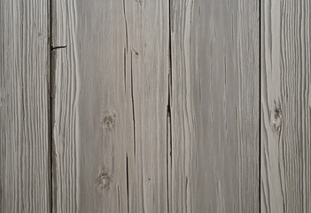 Weather-worn gray plywood with cracks and stains