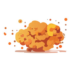 Volcano of colorful set. The volcanic explosion takes center stage with its minimalist design, creating a bold statement piece that captures the primal energy of the earth. Vector illustration.