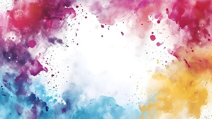 Obraz premium Watercolor background features an abstract pattern.
