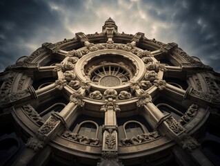 Fototapeta na wymiar Architectural details of the Palais Garnier, Paris, France