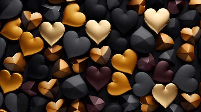 Multicolored heart background valentine wallpaper with yellow black red heart,,
A Multicolored Heart Extravaganza in Valentine's Wallpaper"