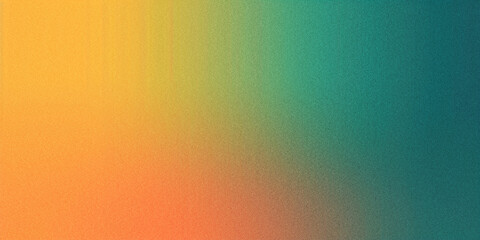 green orange yellow gradient abstract grainy background wallpaper texture with noise web banner design header