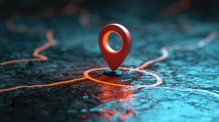 GPS navigation pointer symbol